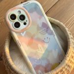 قاب موبایل آیفون لبخند رنگین کمان - تصویر 6