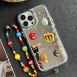 قاب موبایل آیفون ام اند ام M&M آیینه ای بنددار