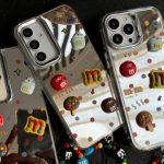 قاب موبایل آیفون ام اند ام M&M آیینه ای بنددار - تصویر 4