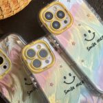 قاب موبایل آیفون لبخند سان شاین رنگین کمانی - تصویر 4