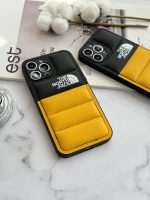 قاب موبایل آیفون پافر دورنگ مشکی زرد - تصویر 5