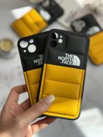 قاب موبایل آیفون پافر دورنگ مشکی زرد - تصویر 9