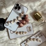 قاب موبایل سامسونگ بند قلبی مخملی محافظ لنزدار - تصویر 8