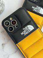 قاب موبایل آیفون پافر دورنگ مشکی زرد - تصویر 8