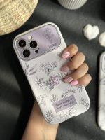 قاب موبایل آیفون گل خودتو دوست داشته باش + بدون بند