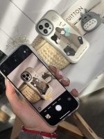 قاب موبایل آیفون کیوت کت گربه خجالتی آینه ای - تصویر 12