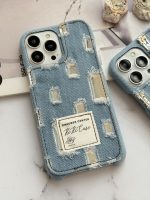 قاب موبایل آیفون جین و پارچه زاپ دار - تصویر 8