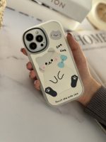قاب موبایل آیفون کیوت کت گربه خجالتی آینه ای - تصویر 15
