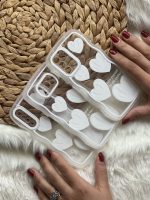 قاب موبایل آیفون قلب یخی محافظ لنزدار - تصویر 6