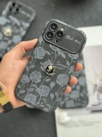 قاب موبایل آیفون گل رز دارک نایت - تصویر 4