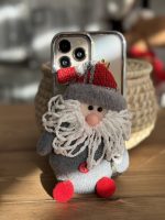 قاب موبایل آیفون کریسمسی آدم برفی و بابانوئل - تصویر 12
