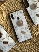 قاب موبایل آیفون ساعت آیینه نگین دار - تصویر 9