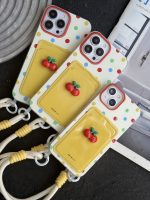 قاب موبایل آیفون جاکارتی آلبالو خال خالی - تصویر 8