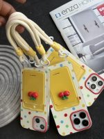 قاب موبایل آیفون جاکارتی آلبالو خال خالی - تصویر 7