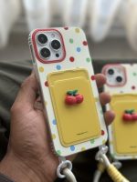 قاب موبایل آیفون جاکارتی آلبالو خال خالی - تصویر 5