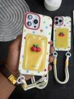 قاب موبایل آیفون جاکارتی آلبالو خال خالی - تصویر 4