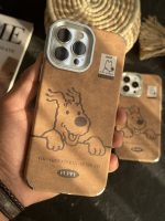 قاب موبایل آیفون سگ روی دیوار سنگشور پاپی - تصویر 5