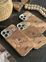 قاب موبایل آیفون سگ روی دیوار سنگشور پاپی - تصویر 6