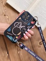 قاب موبایل سامسونگ میکی موس دیزنی + بند بلند یک طرفه - تصویر 5