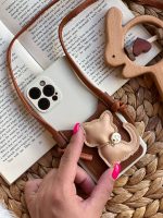 قاب موبایل آیفون گربه مینیمال جاکارتی دار محافظ لنزدار - تصویر 6