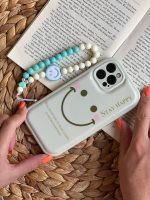 قاب موبایل آیفون هپی فیس بالشتی + بندست - تصویر 5