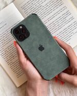 قاب موبایل آیفون جیر مخملی - تصویر 5