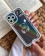 قاب موبایل آیفون خرس رنگین کمان - تصویر 6