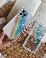 قاب موبایل آیفون خرس رنگین کمان - تصویر 8