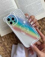 قاب موبایل آیفون خرس رنگین کمان - تصویر 7