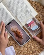 قاب موبایل آیفون بستنی اسکوپی میوه ای بی رنگ محافظ لنزدار - تصویر 6