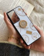قاب موبایل آیفون ساعت آیینه نگین دار - تصویر 8