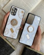 قاب موبایل آیفون ساعت آیینه نگین دار - تصویر 10