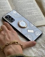 قاب موبایل آیفون ساعت آیینه نگین دار - تصویر 15