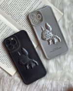 قاب موبایل آیفون بولداگ کروم کول لویی ویتون محافظ لنزدار - تصویر 6