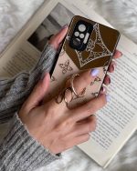 قاب موبایل سامسونگ لویی ویتون آینه و نگین حلقه - تصویر 3