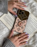 قاب موبایل سامسونگ لویی ویتون آینه و نگین حلقه - تصویر 4