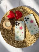 قاب موبایل آیفون ستاره های شنی به همراه صفحه کریستالی چسبی - تصویر 5