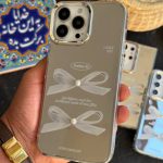قاب موبایل ( آیفون - سامسونگ ) دبل پاپیون آیینه ای - تصویر 2