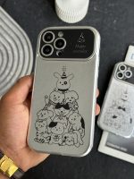قاب موبایل آیفون پارتی سگ و گربه کرومی - تصویر 4