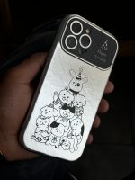 قاب موبایل آیفون پارتی سگ و گربه کرومی - تصویر 8
