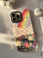 قاب موبایل آیفون دنیای فانتزی ابر و رنگین کمان - تصویر 3