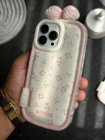 قاب موبایل آیفون گل دریا پاپیون بالشتی - تصویر 10