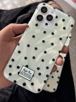 قاب موبایل آیفون یشمی سبز خال خالی - تصویر 9
