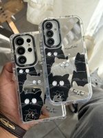 قاب موبایل آیفون گربه بلک اند وایت آیینه ای - تصویر 6