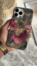قاب موبایل آیفون پروانه قرمز اسکارلت - تصویر 2