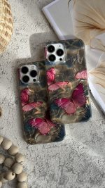 قاب موبایل آیفون پروانه قرمز اسکارلت - تصویر 6