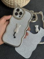 قاب موبایل آیفون گربه شاینی دیاموند - تصویر 4