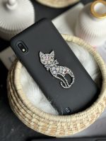 قاب موبایل آیفون بلک کت نگین دار - تصویر 2