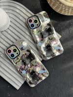 قاب موبایل آیفون گربه سیاه توهمی - تصویر 7