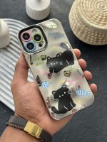 قاب موبایل آیفون گربه سیاه توهمی - تصویر 9